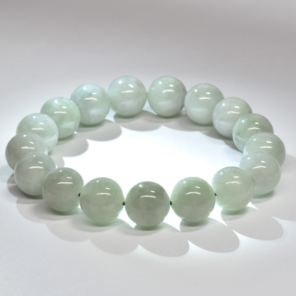 ミャンマー翡翠 ブレスレット 12mm #RM128
