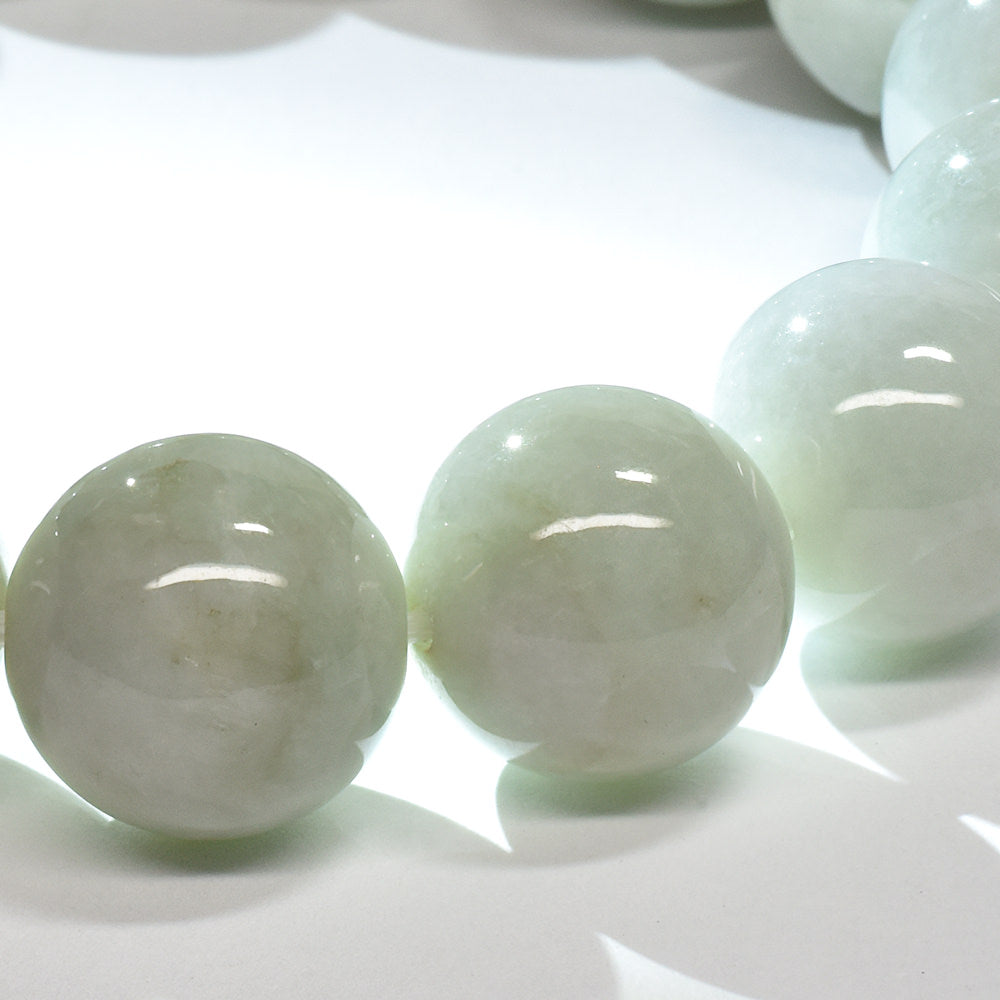 ミャンマー翡翠 ブレスレット 14mm #RM129