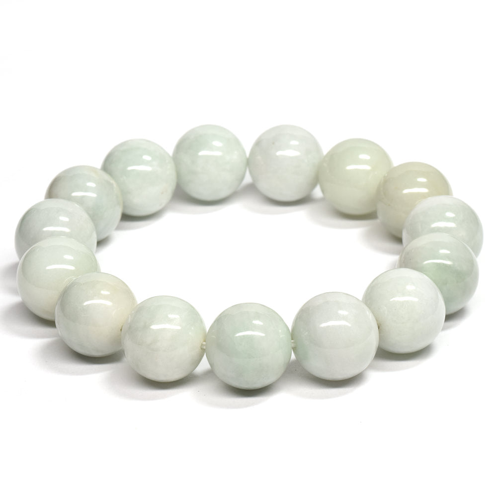 ミャンマー翡翠 ブレスレット 14mm #RM130