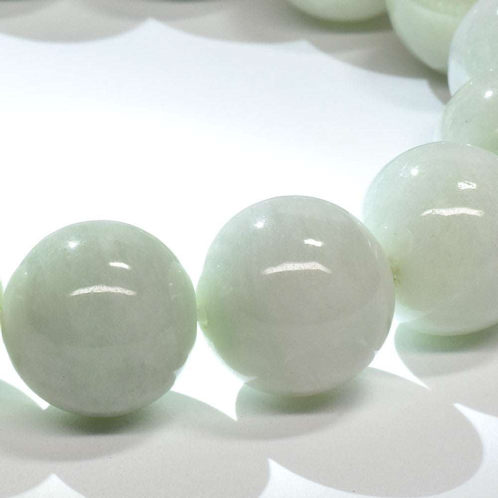 ミャンマー翡翠 ブレスレット 14mm #RM130