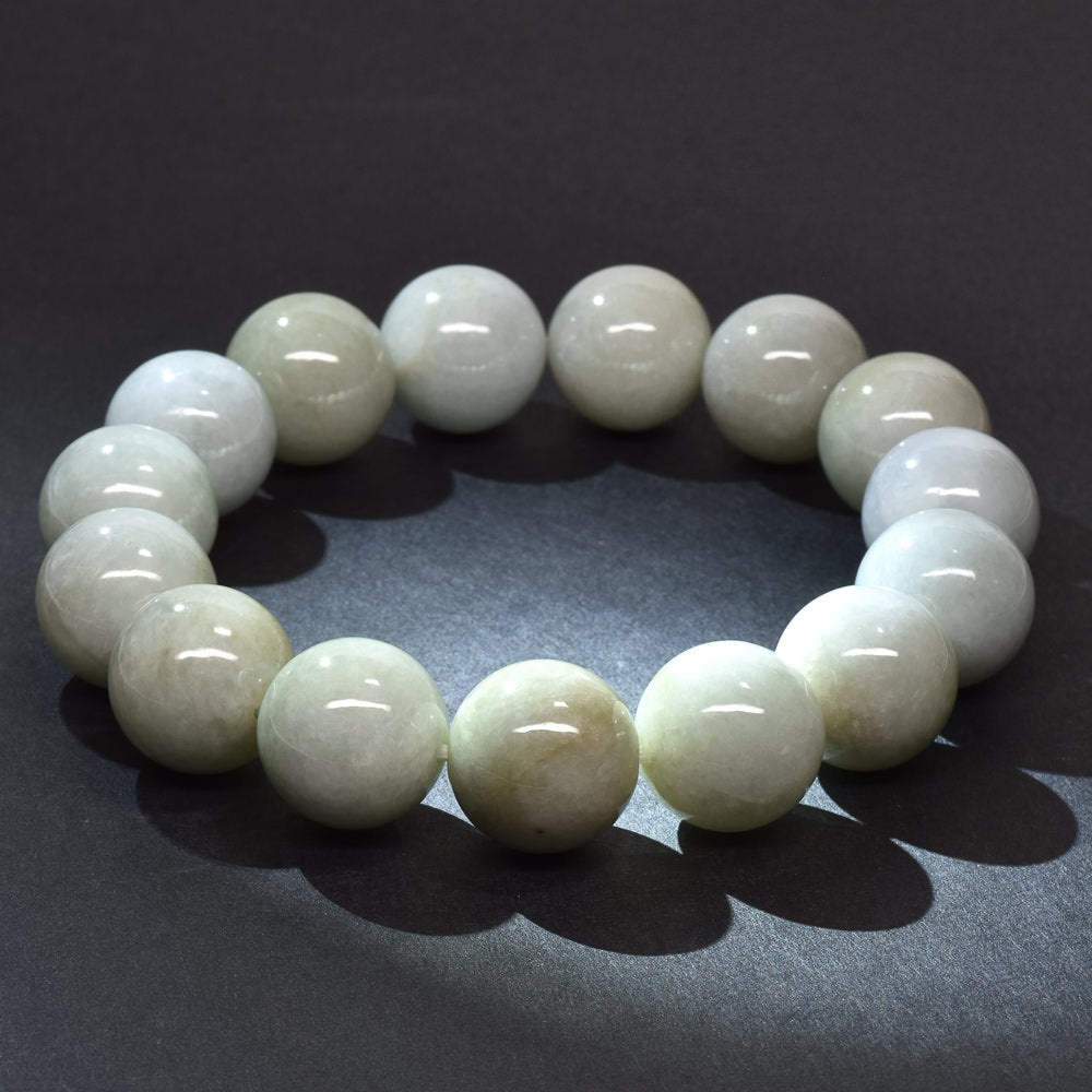 ミャンマー翡翠 ブレスレット 14mm #RM131