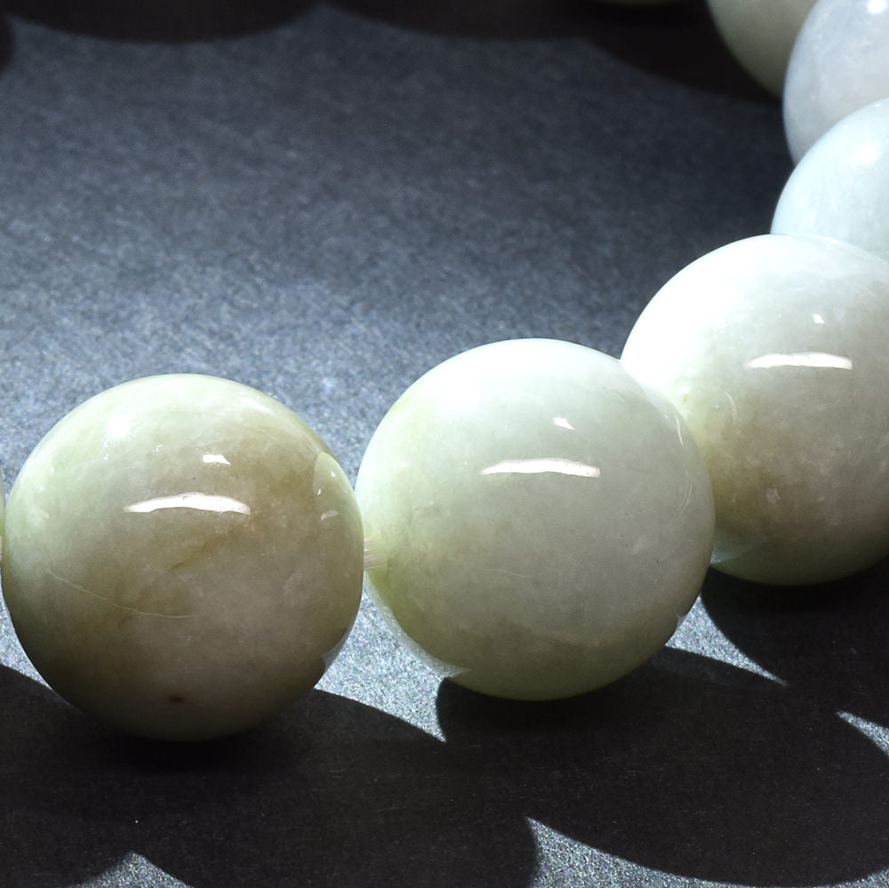 ミャンマー翡翠 ブレスレット 14mm #RM131