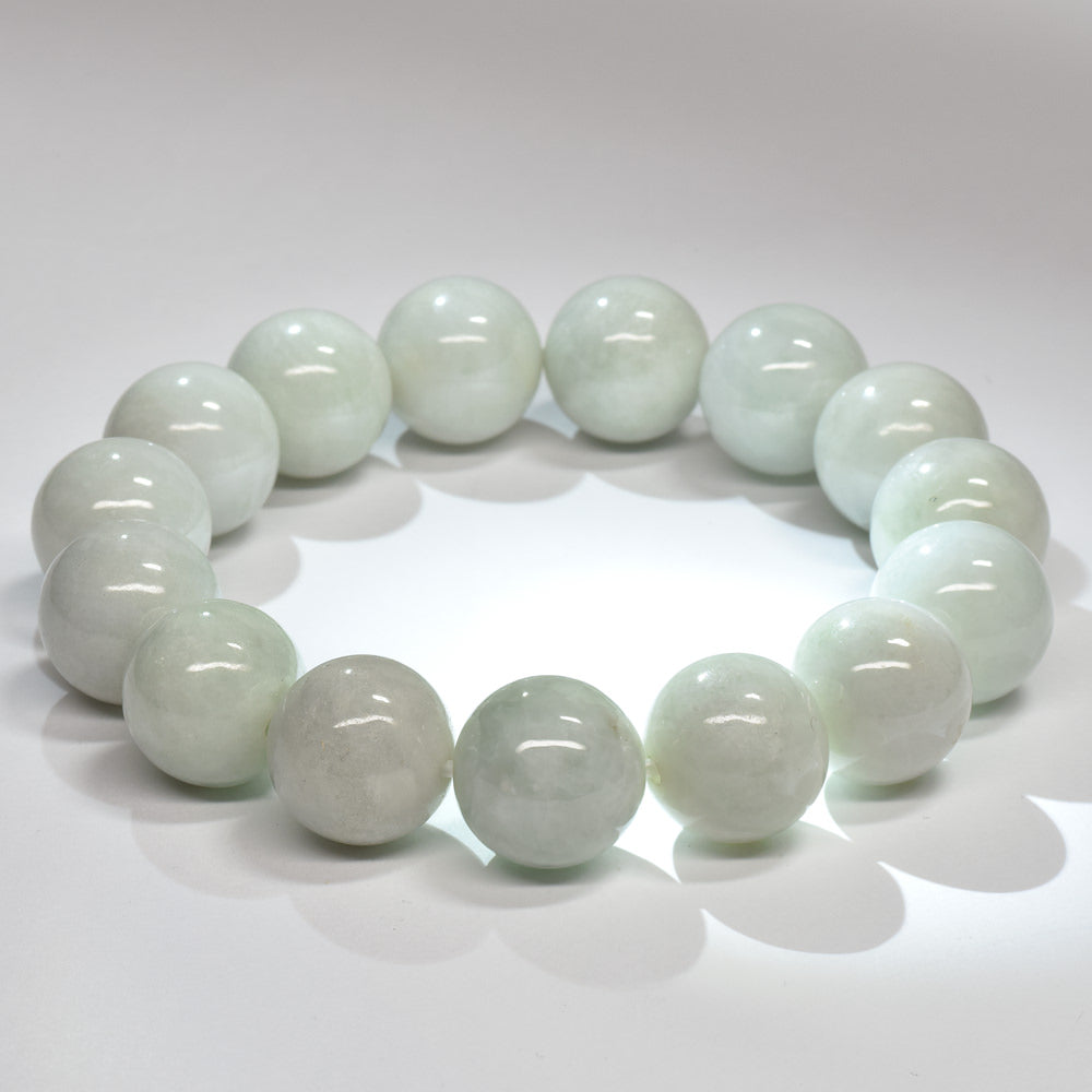 ミャンマー翡翠 ブレスレット 14mm #RM132