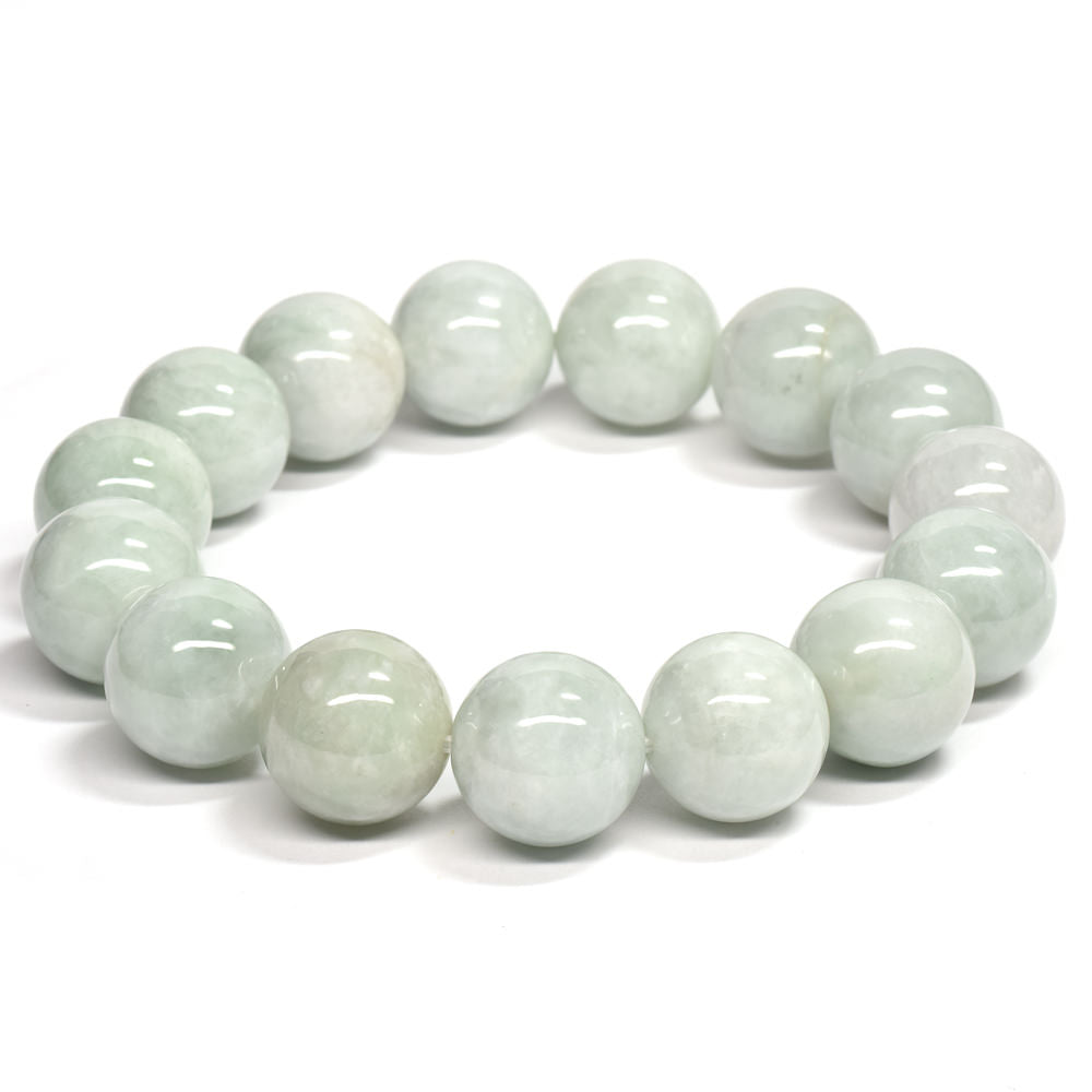 ミャンマー翡翠 ブレスレット 14mm #RM133