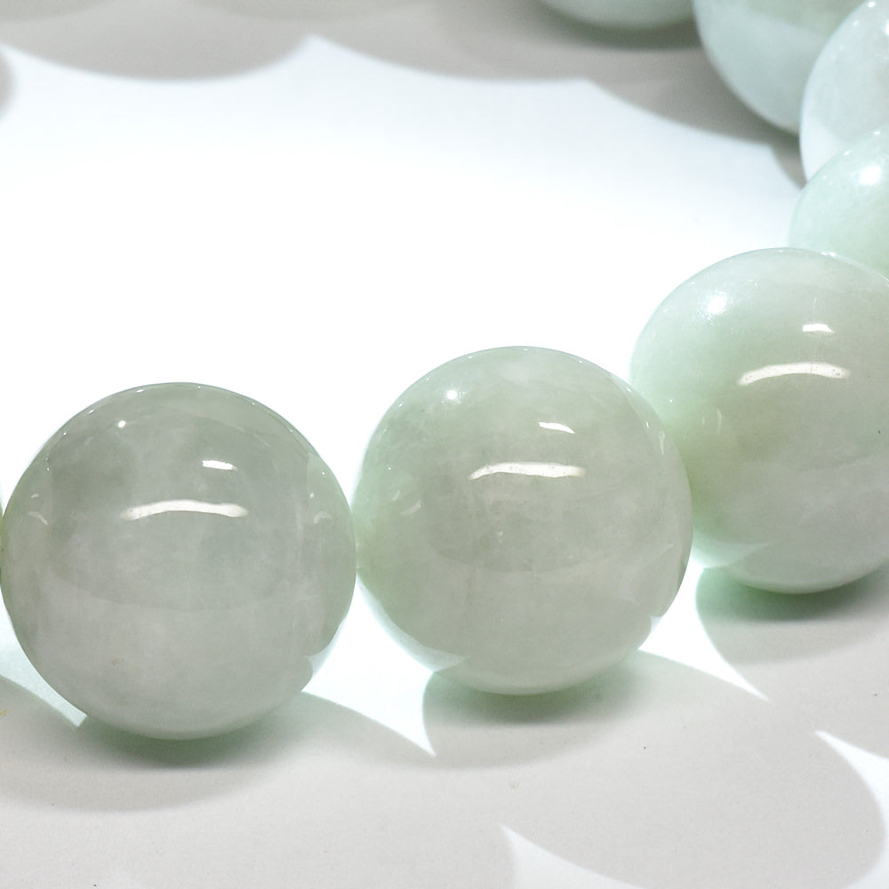 ミャンマー翡翠 ブレスレット 14mm #RM133