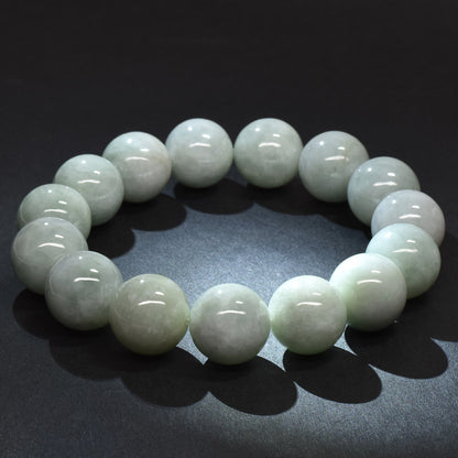 ミャンマー翡翠 ブレスレット 14mm #RM133