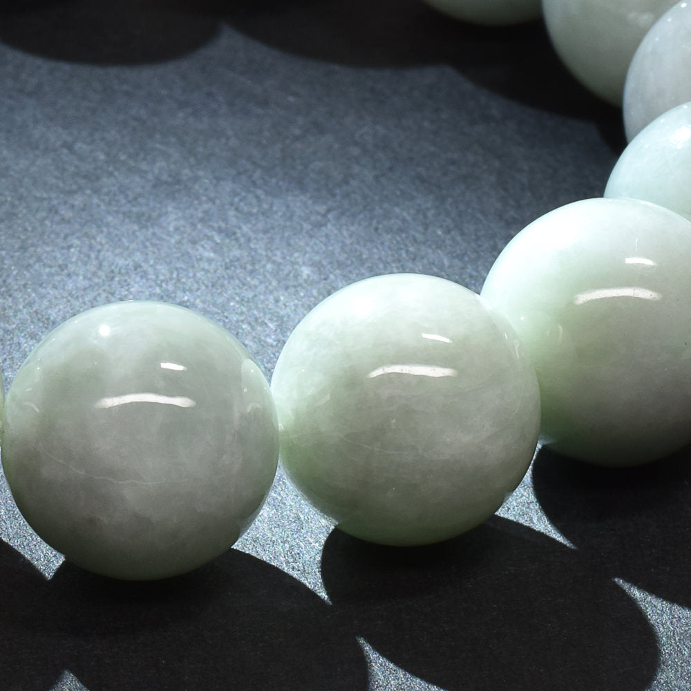 ミャンマー翡翠 ブレスレット 14mm #RM133