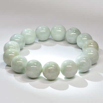 ミャンマー翡翠 ブレスレット 14mm #RM134