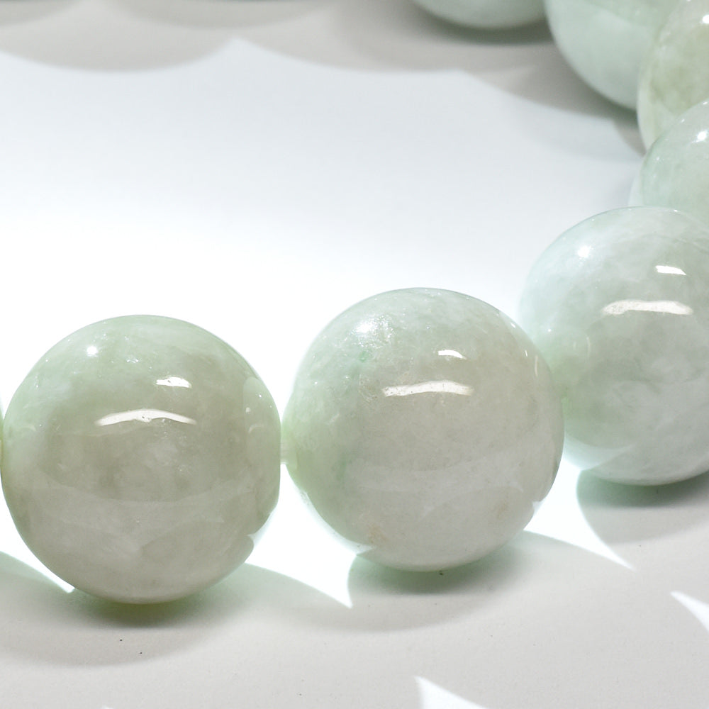 ミャンマー翡翠 ブレスレット 14mm #RM134