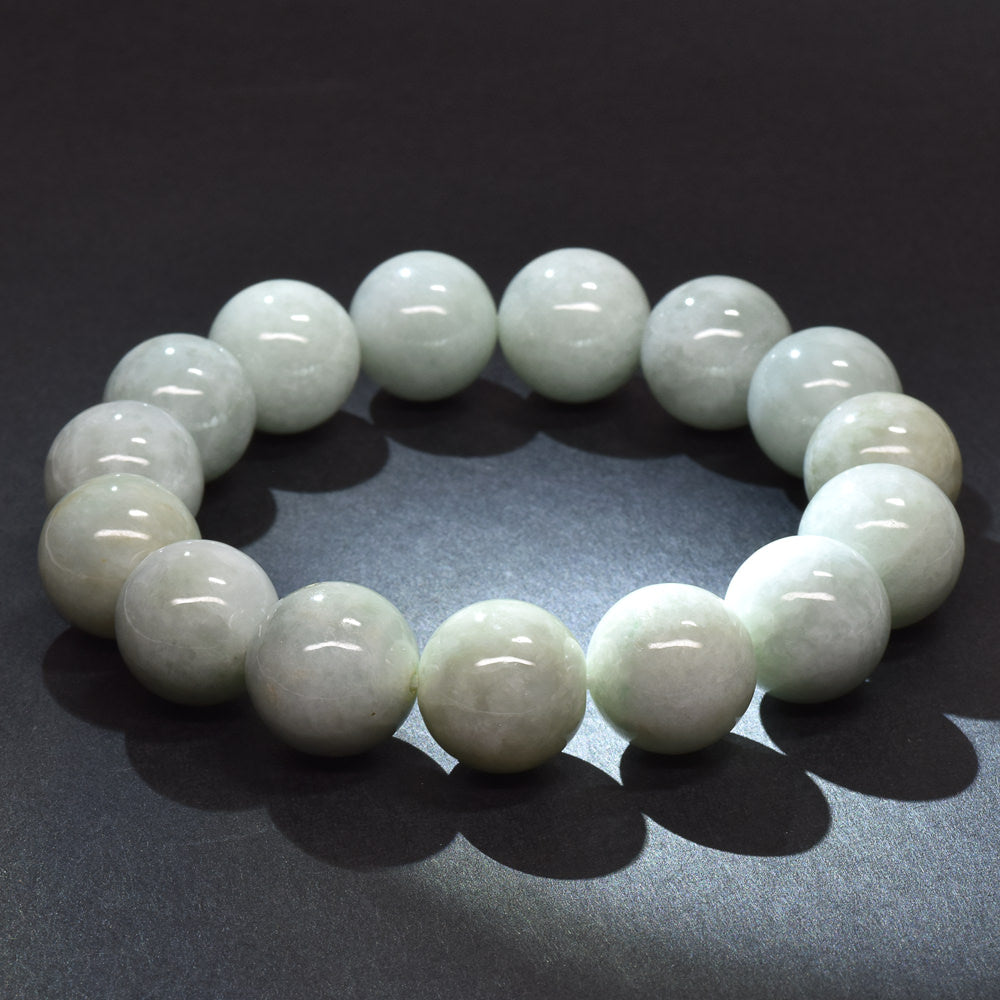 ミャンマー翡翠 ブレスレット 14mm #RM134