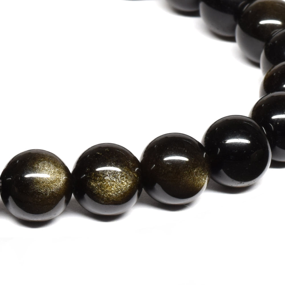 ゴールデンオブシディアン（ご奉仕品） ブレスレット 8mm #RM135T
