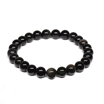 レインボーオブシディアン（ご奉仕品） ブレスレット 8mm #RM137T