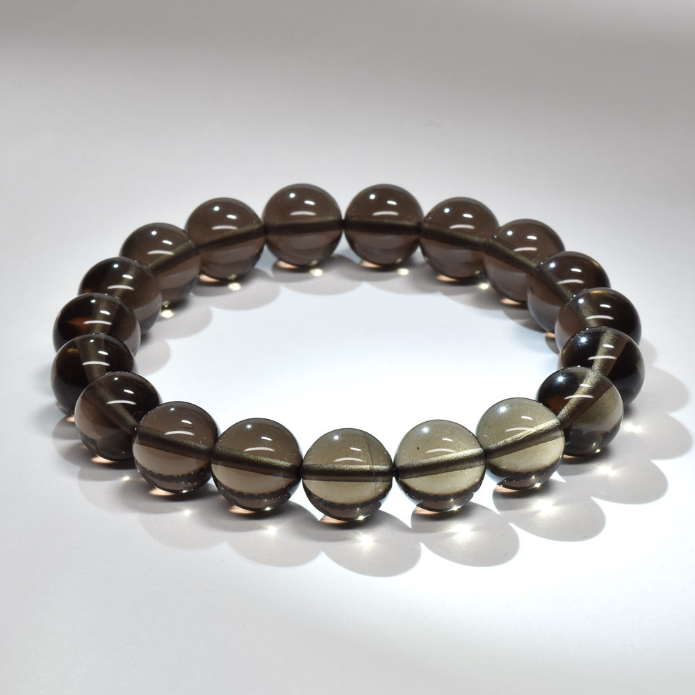 ブラックアイスオブシディアン（ご奉仕品） ブレスレット 10mm #RM139T