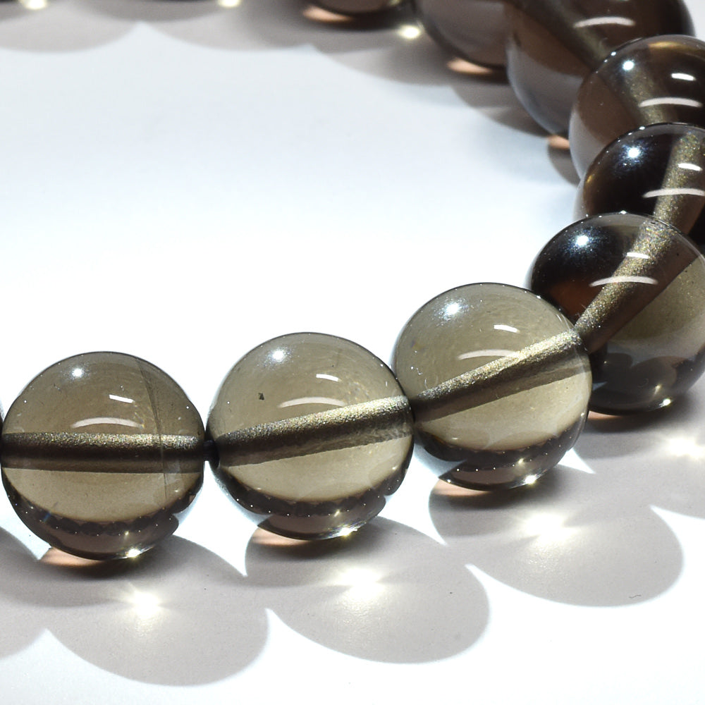 ブラックアイスオブシディアン（ご奉仕品） ブレスレット 10mm #RM139T