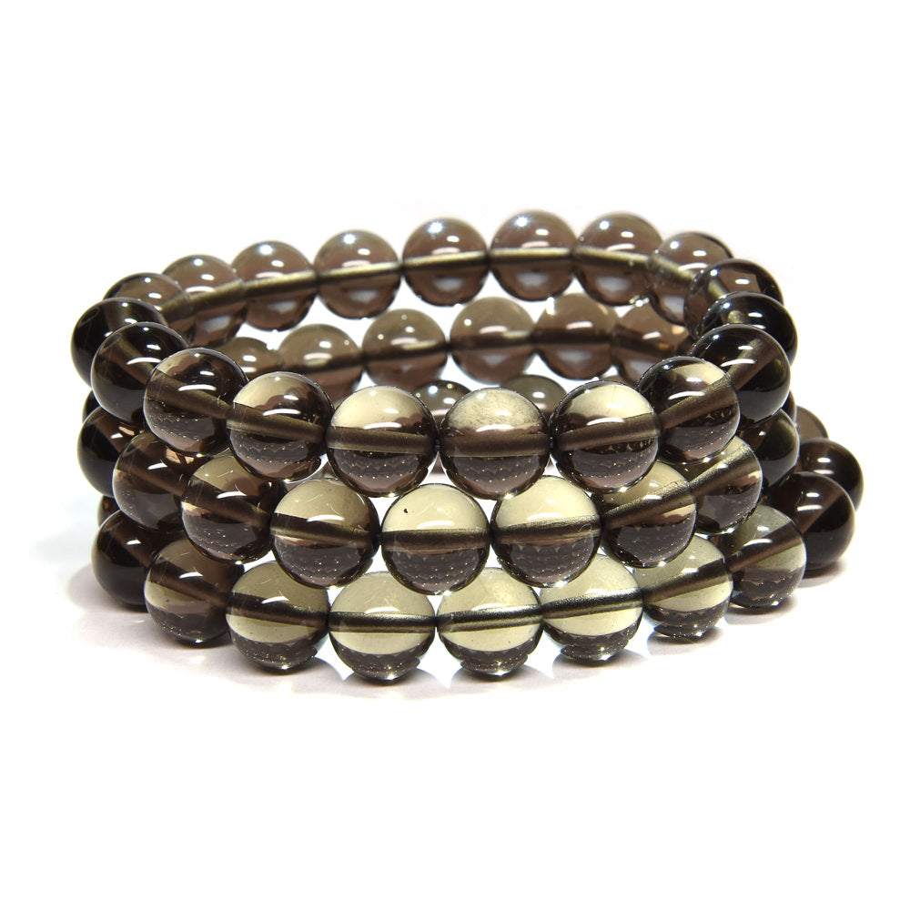 ブラックアイスオブシディアン（ご奉仕品） ブレスレット 10mm #RM139T