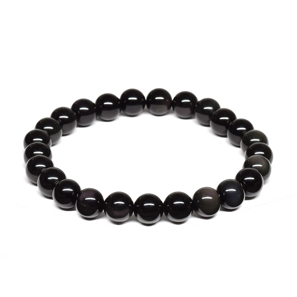 レインボーオブシディアン【一点物】 ブレスレット 8mm #RM145