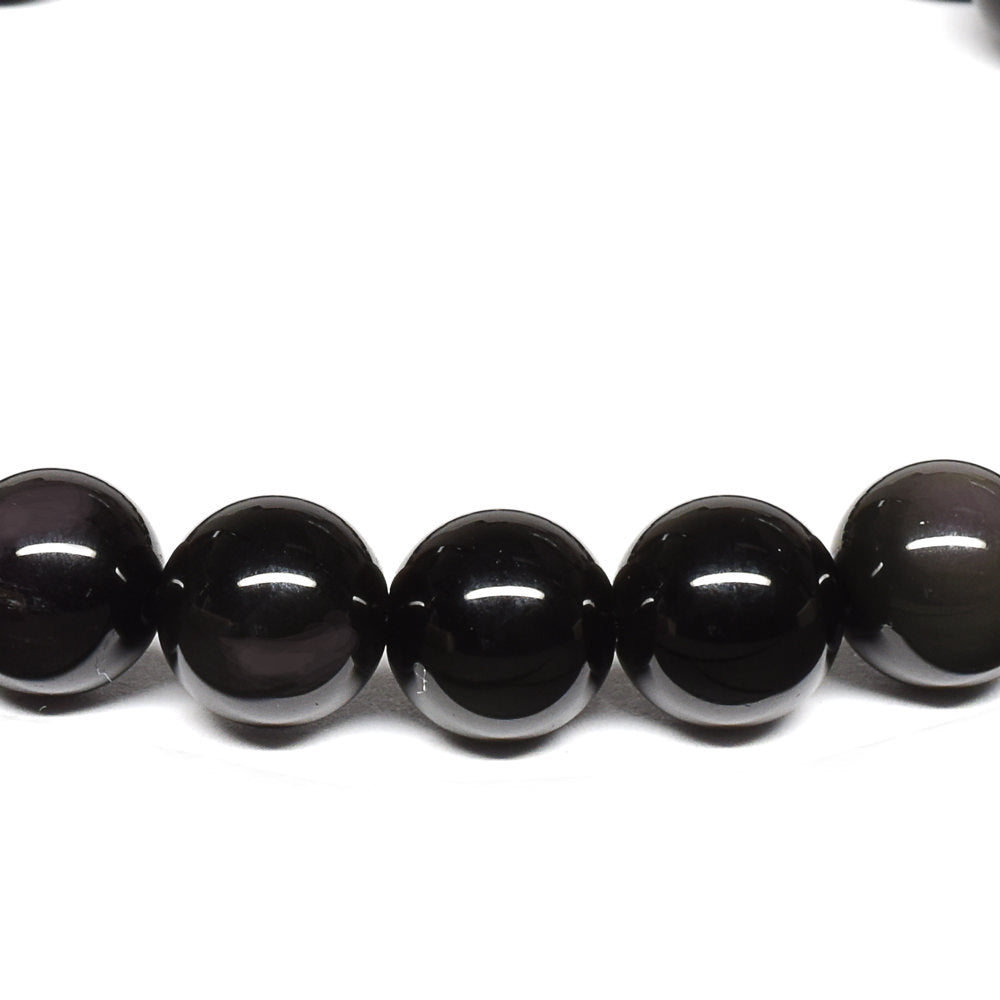 レインボーオブシディアン【一点物】 ブレスレット 8mm #RM145