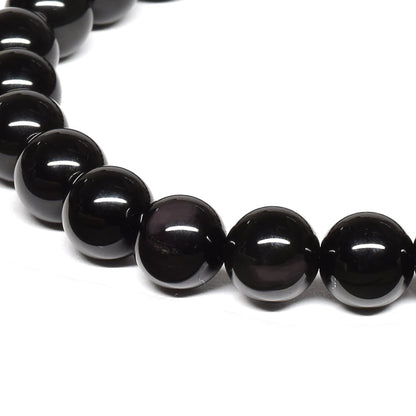 レインボーオブシディアン【一点物】 ブレスレット 8mm #RM145