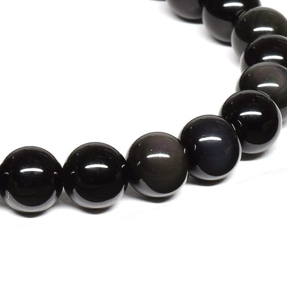 レインボーオブシディアン【一点物】 ブレスレット 8mm #RM145