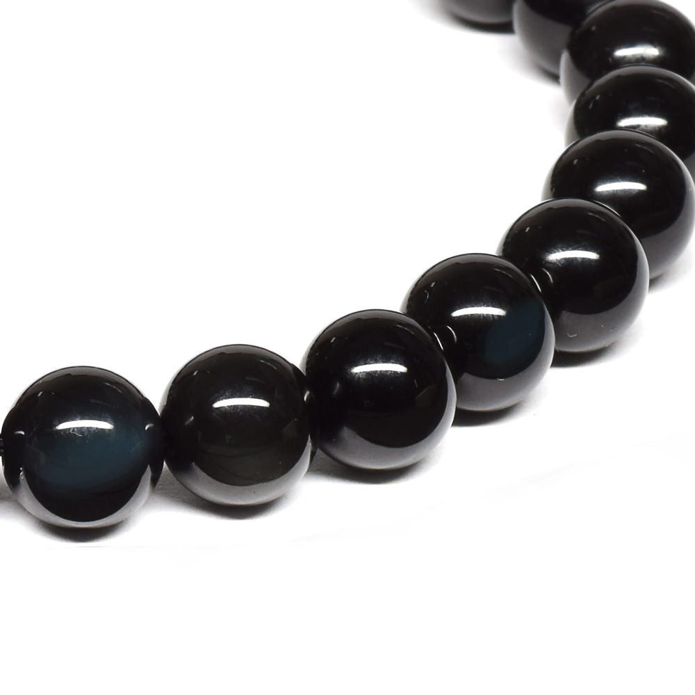 レインボーオブシディアン【一点物】 ブレスレット 8mm #RM146