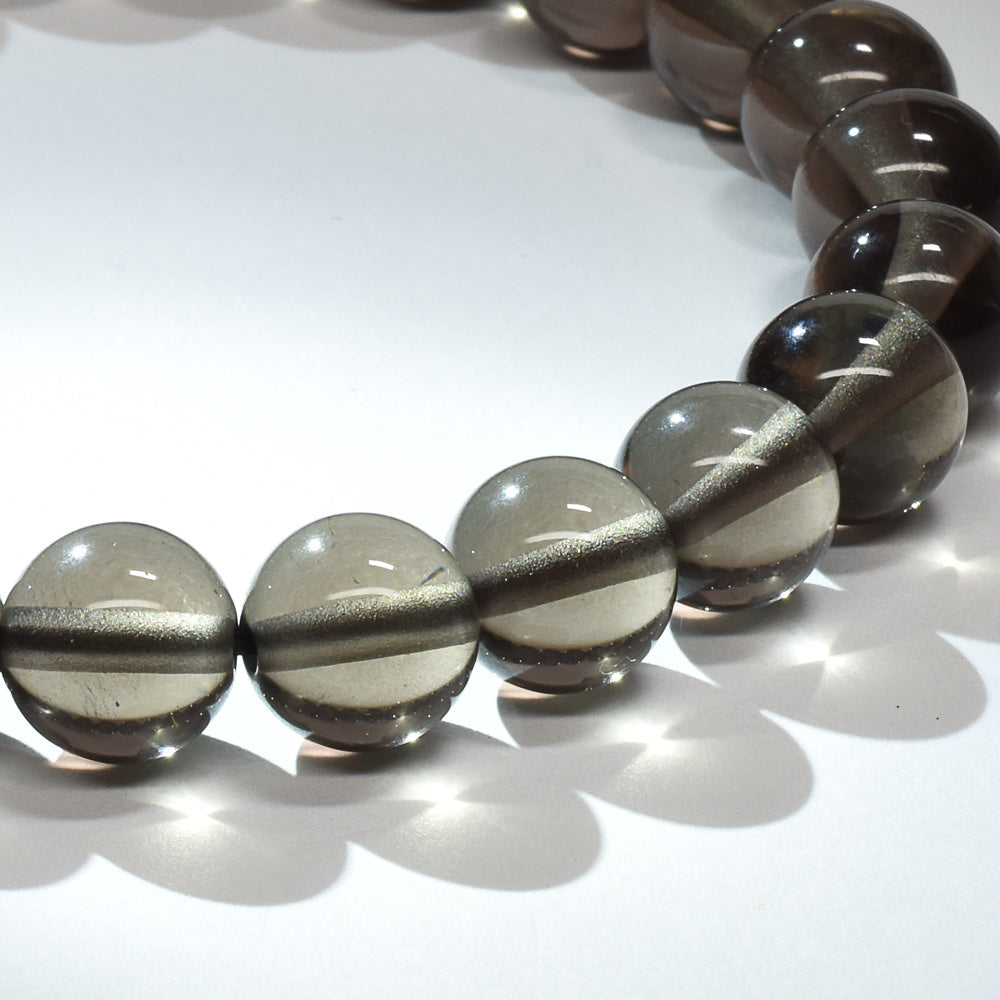 ブラックアイスオブシディアン【一点物】 ブレスレット 8mm #RM147