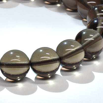 ブラックアイスオブシディアン【一点物】 ブレスレット 10mm #RM150