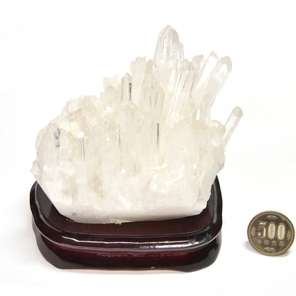 中国産 天然水晶クラスター 120x83x90mm #RM168