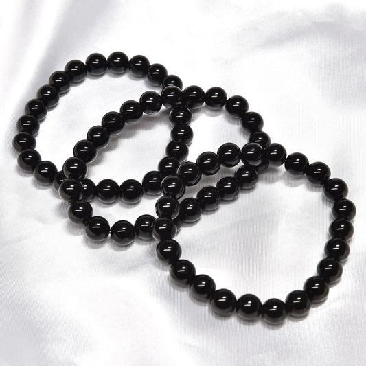 (ご奉仕品)チベット産モリオン ブレスレット 8mm #T3208