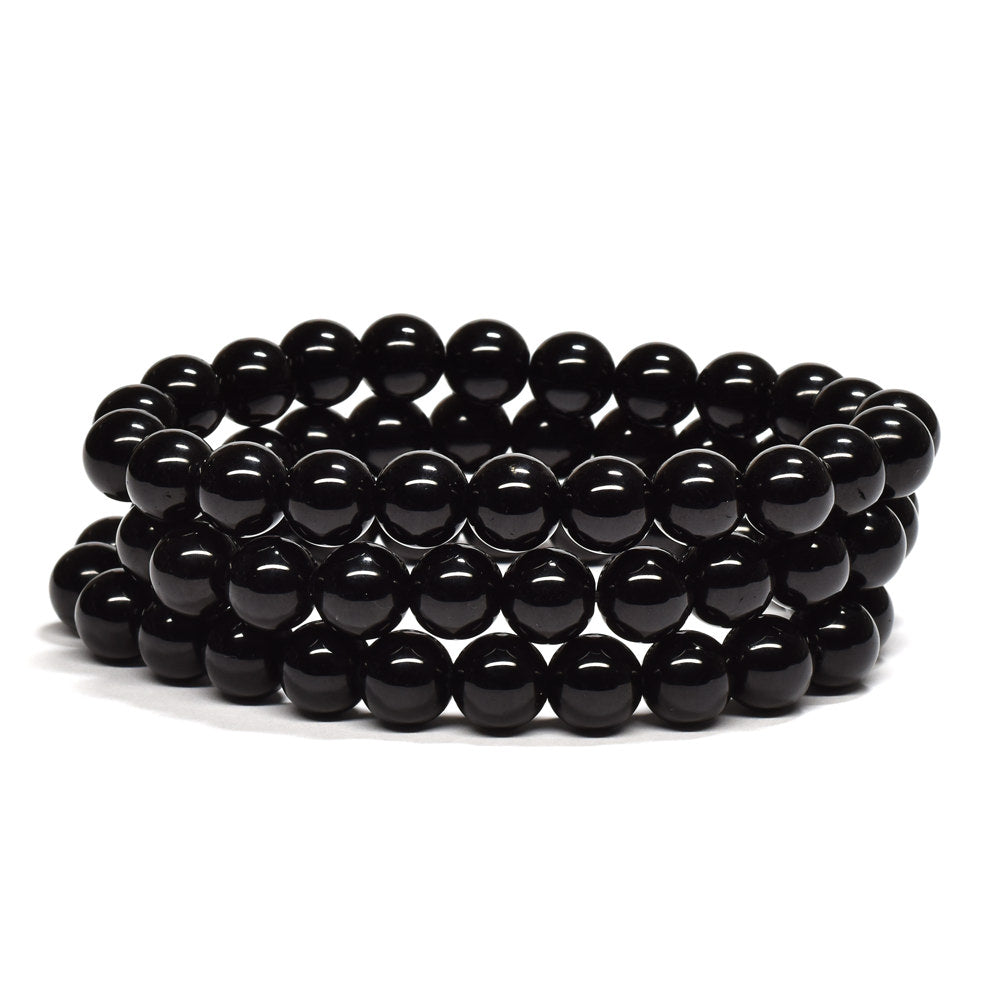 (ご奉仕品)チベット産モリオン ブレスレット 8mm #T3208