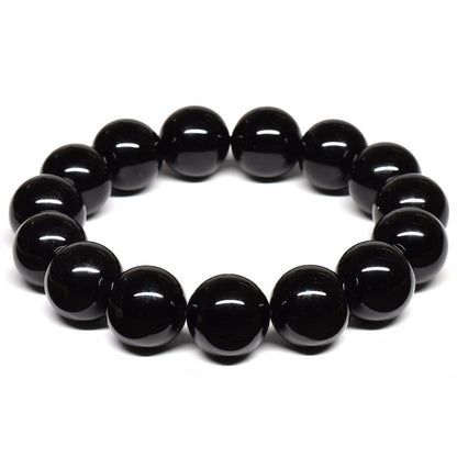 チベット産モリオン ブレスレット 14mm【一点物】#RM173