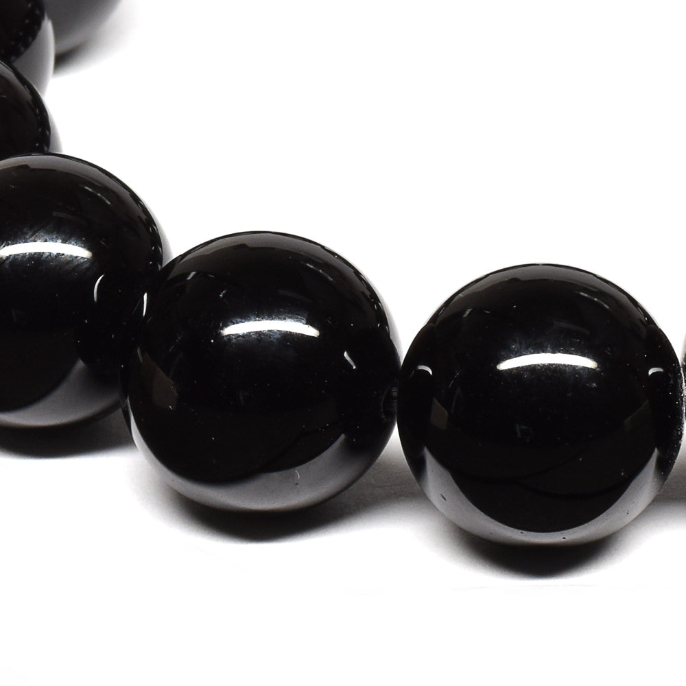 (ご奉仕品)チベット産モリオン ブレスレット 14mm #T3214