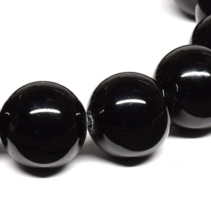 (ご奉仕品)チベット産モリオン ブレスレット 14mm #T3214