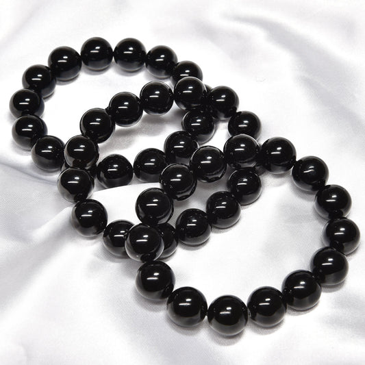 (ご奉仕品)チベット産モリオン ブレスレット 14mm #T3214