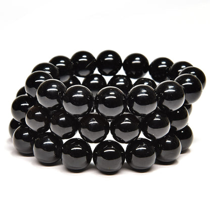 (ご奉仕品)チベット産モリオン ブレスレット 14mm #T3214