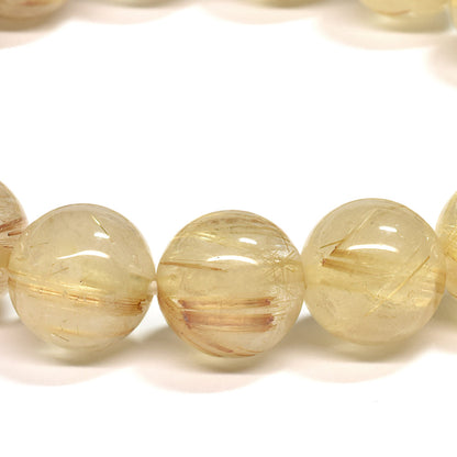 ゴールドルチルクォーツ ブレスレット 12-12.5mm #SA021