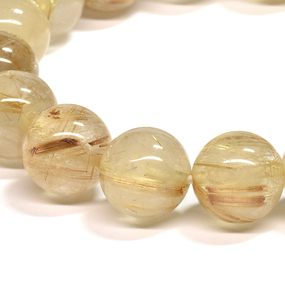 ゴールドルチルクォーツ ブレスレット 12-12.5mm #SA021