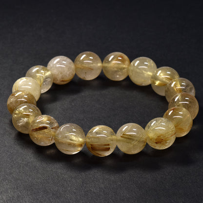 ゴールドルチルクォーツ ブレスレット 12-12.5mm #SA021