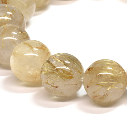 ゴールドルチルクォーツ ブレスレット 12-12.5mm #SA022