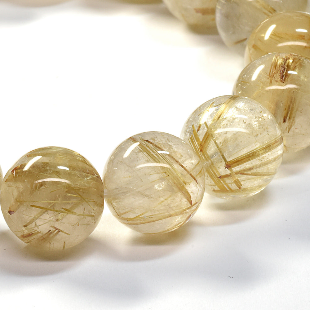 ゴールドルチルクォーツ ブレスレット 12-12.5mm #SA022 – premium