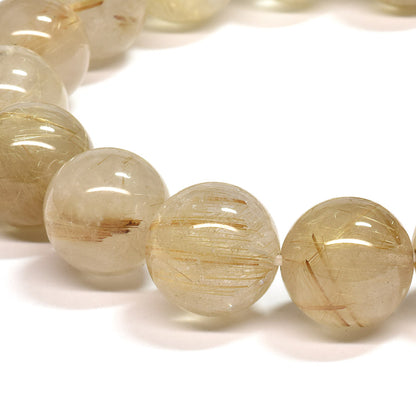 ゴールドルチルクォーツ ブレスレット 12-12.5mm #SA023