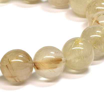 ゴールドルチルクォーツ ブレスレット 12-12.5mm #SA023