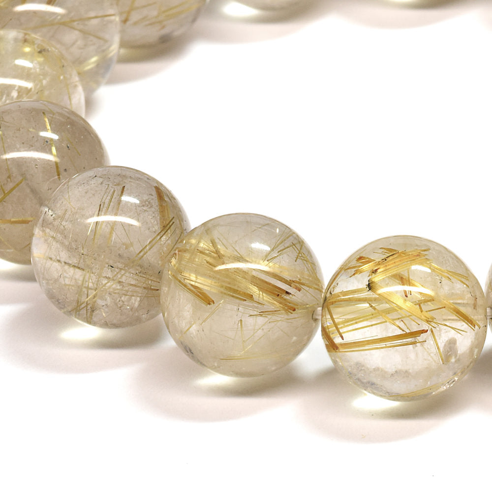 ゴールドルチルクォーツ ブレスレット 13-13.5mm #SA024