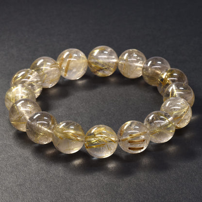 ゴールドルチルクォーツ ブレスレット 13-13.5mm #SA024