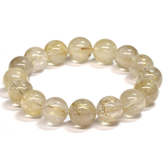 ゴールドルチルクォーツ ブレスレット 13-13.5mm #SA025