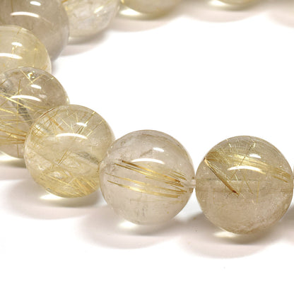 ゴールドルチルクォーツ ブレスレット 13-13.5mm #SA025