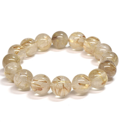 ゴールドルチルクォーツ ブレスレット 13-13.5mm #SA026