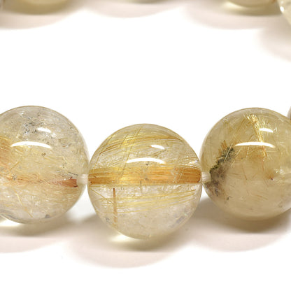 ゴールドルチルクォーツ ブレスレット 15-16mm #SA027