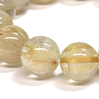 ゴールドルチルクォーツ ブレスレット 15-16mm #SA027