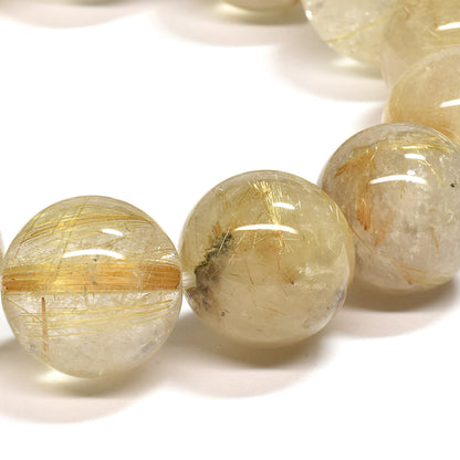 ゴールドルチルクォーツ ブレスレット 15-16mm #SA027