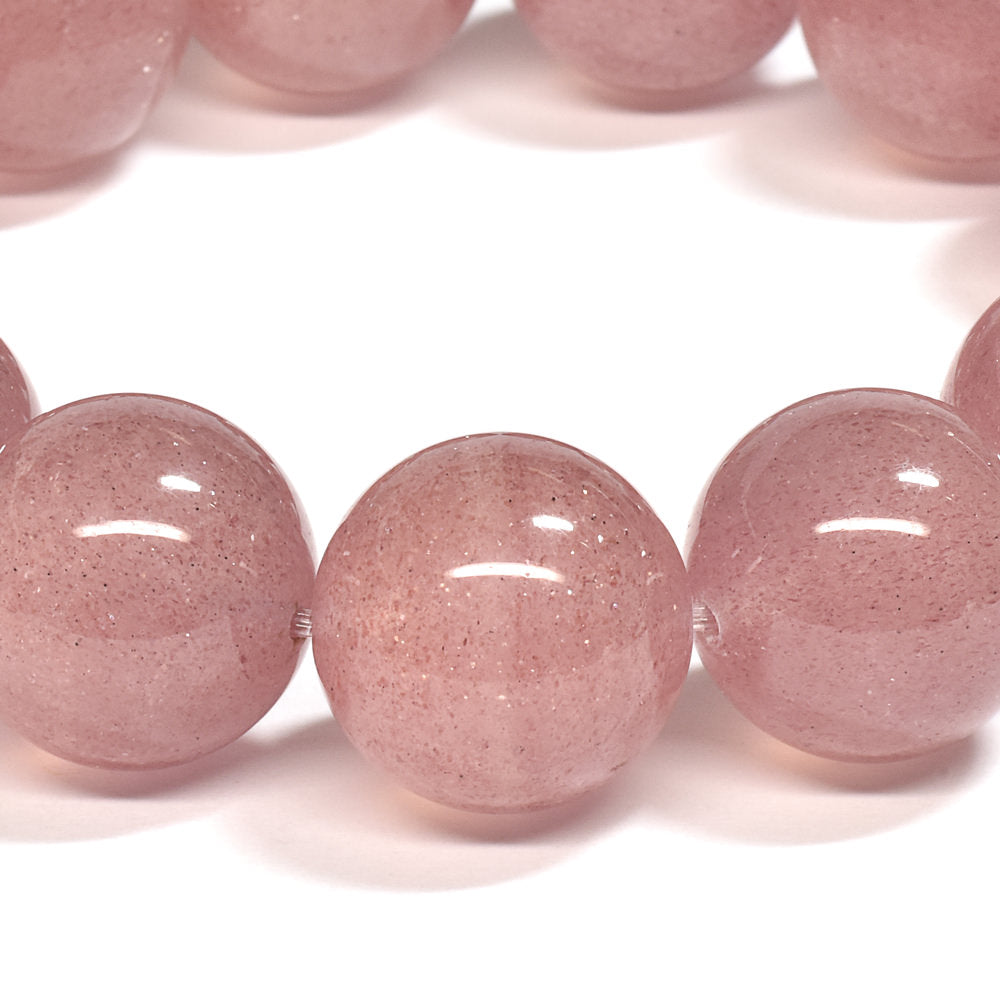 [大玉]ピンクエピドート・イン・クォーツ  ブレスレット 17mm #SA041